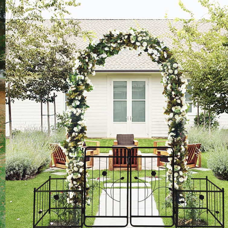 Metal sales arch supports